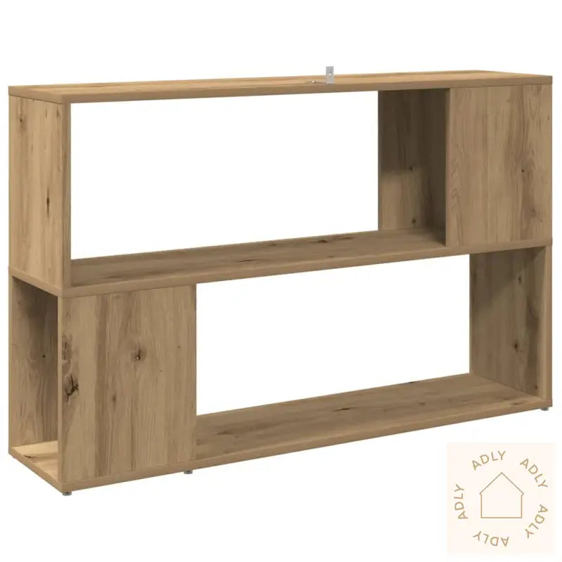 Bokhylle Artisan Eik 100X24X63 Cm Konstruert Tre