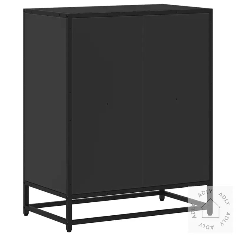 Bokhylle Svart 60X35X76 Cm Konstruert Tre
