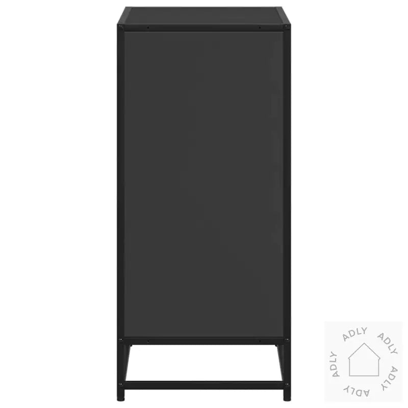 Bokhylle Svart 60X35X76 Cm Konstruert Tre