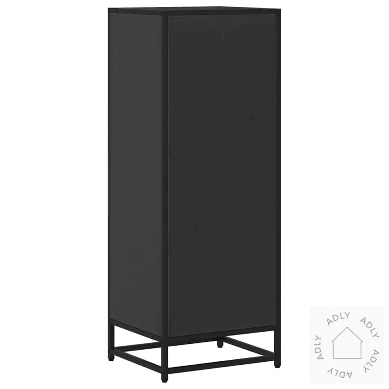 Bokhylle Svart 40X35X107,5 Cm Konstruert Tre