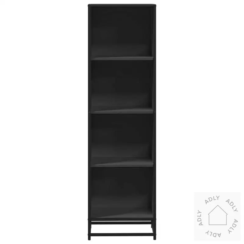 Bokhylle Svart 40X35X139 Cm Konstruert Tre