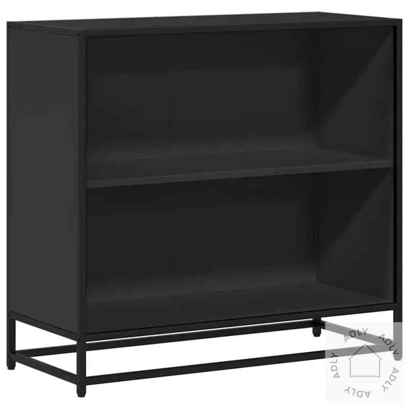 Bokhylle Svart 80,5X35X76 Cm Konstruert Tre