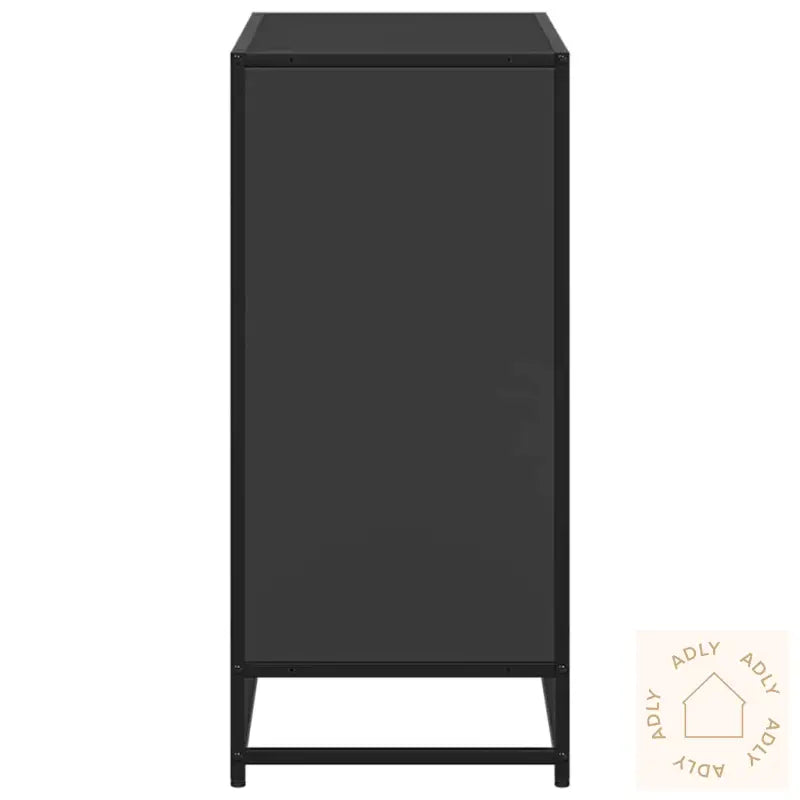 Bokhylle Svart 80,5X35X76 Cm Konstruert Tre