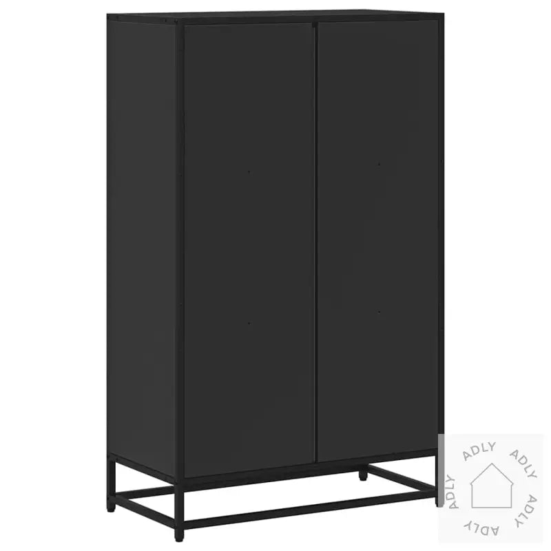 Bokhylle Svart 65,5X33X107,5 Cm Konstruert Tre