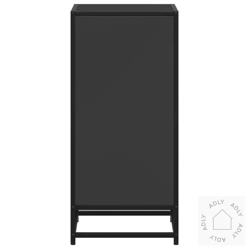 Bokhylle Svart 40X35X76 Cm Konstruert Tre
