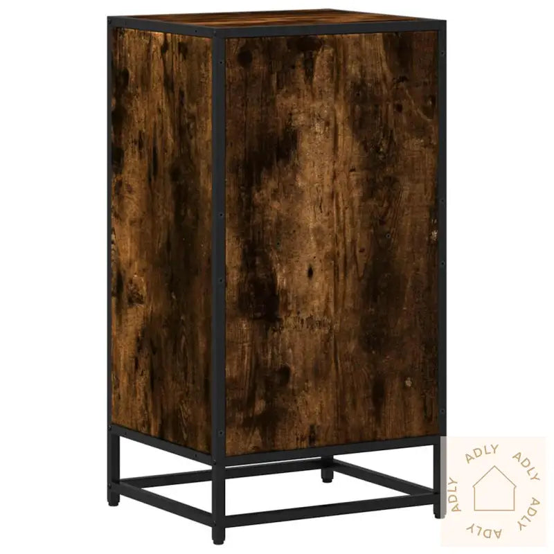 Bokhylle Røkt Eik 40X35X76 Cm Konstruert Tre