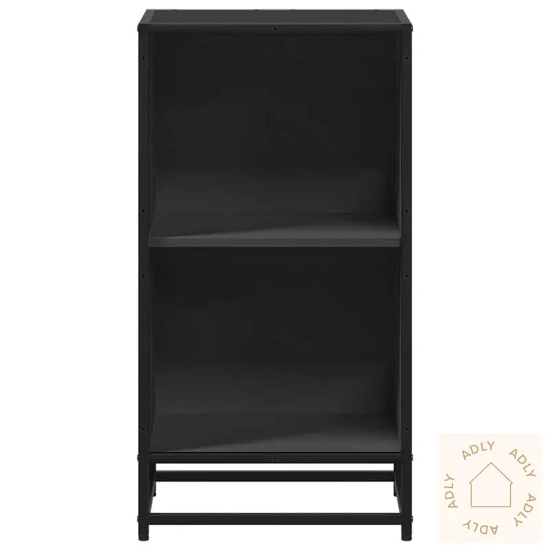 Bokhylle Svart 40X35X76 Cm Konstruert Tre