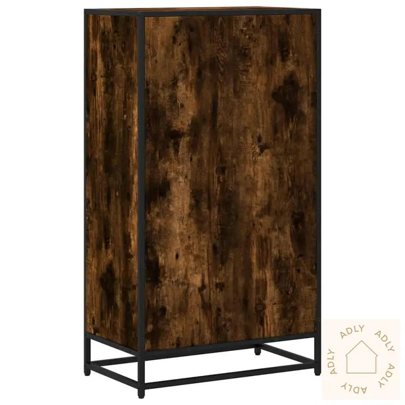 Bokhylle Røkt Eik 60X35X107,5 Cm Konstruert Tre