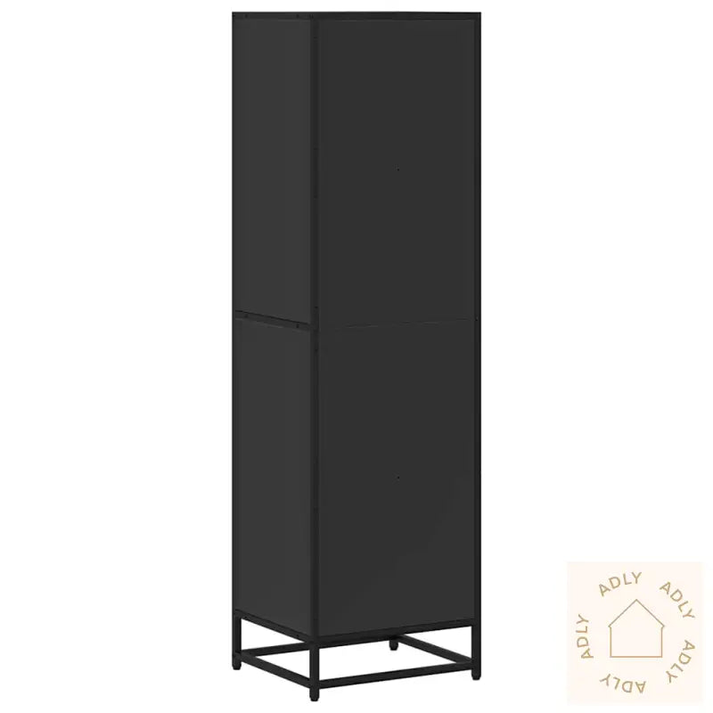 Bokhylle Svart 40X35X139 Cm Konstruert Tre