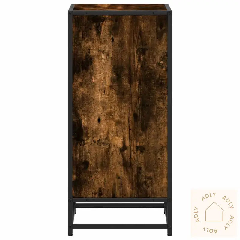 Bokhylle Røkt Eik 40X35X76 Cm Konstruert Tre