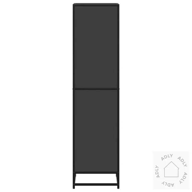 Bokhylle Svart 40X35X139 Cm Konstruert Tre