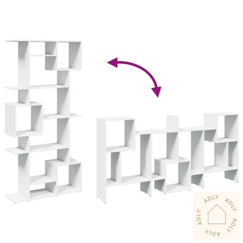 Bokhylle Hvit 92X29X188 Cm Konstruert Tre