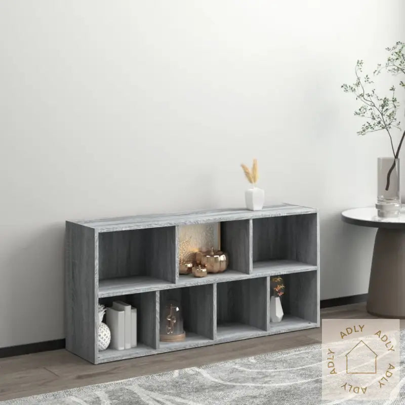 Bokhylle Grå Sonoma 50X25X106 Cm