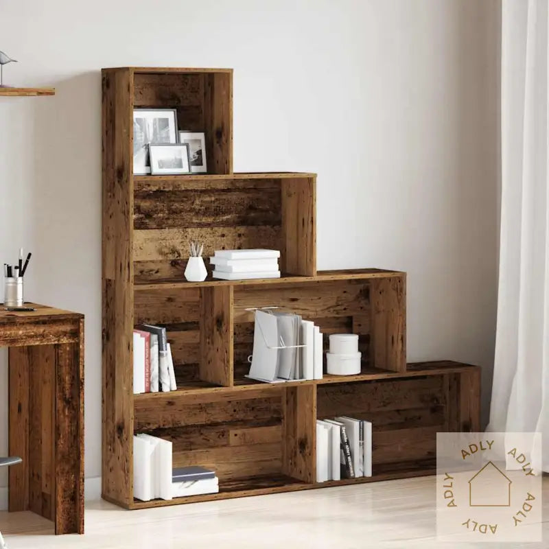 Bokhylle Gammelt Tre 157X24X160 Cm Konstruert Tre