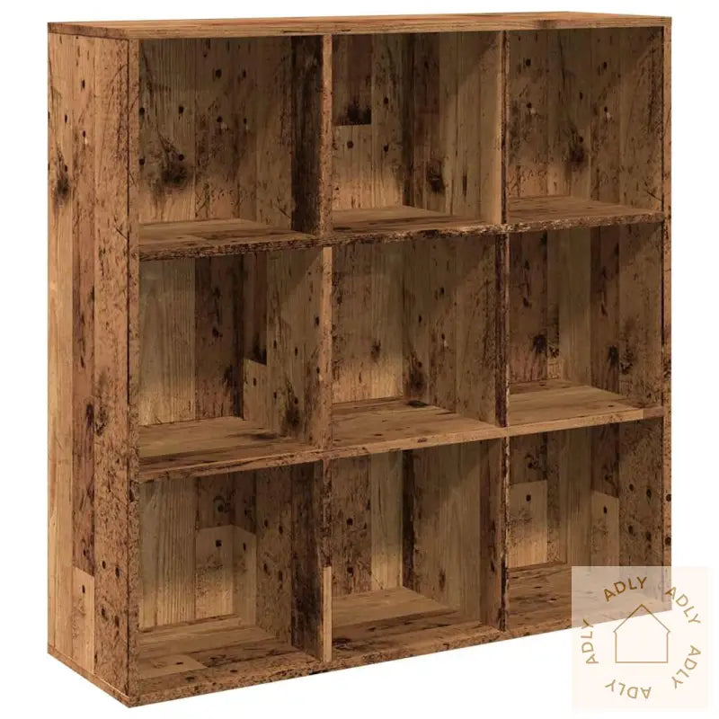 Bokhylle Gammelt Tre 98X29X97,5 Cm