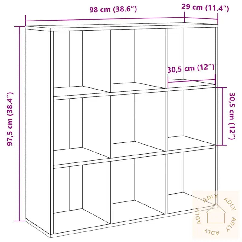 Bokhylle Gammelt Tre 98X29X97,5 Cm