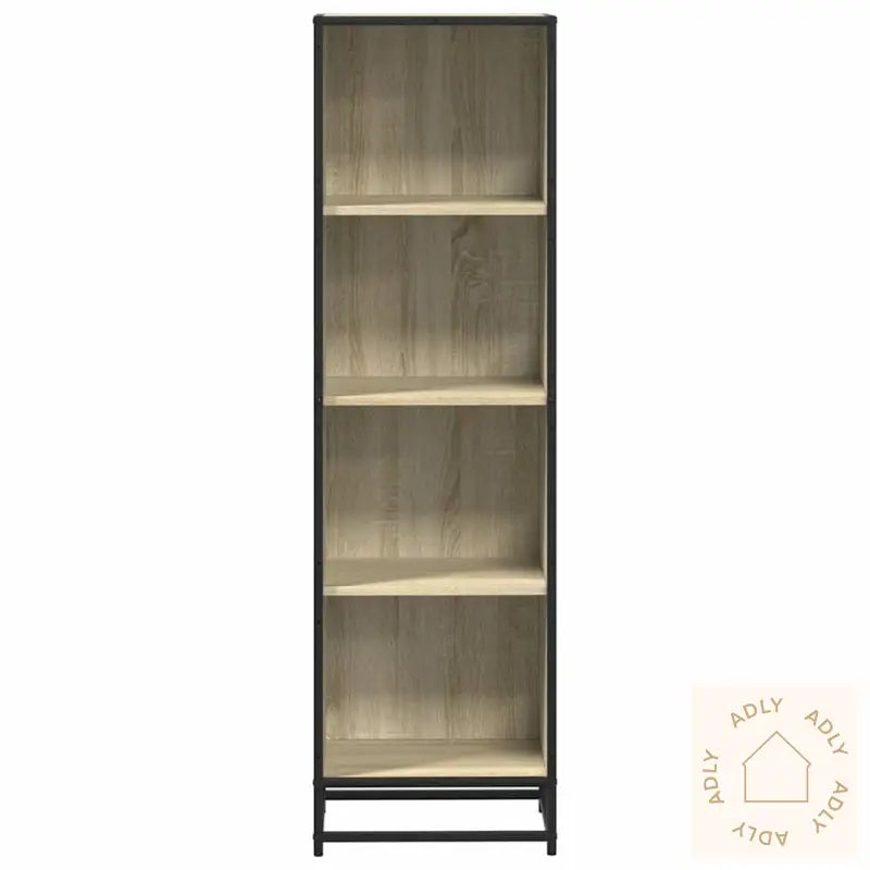 Bokhylle Sonoma Eik 40X35X139 Cm Konstruert Tre