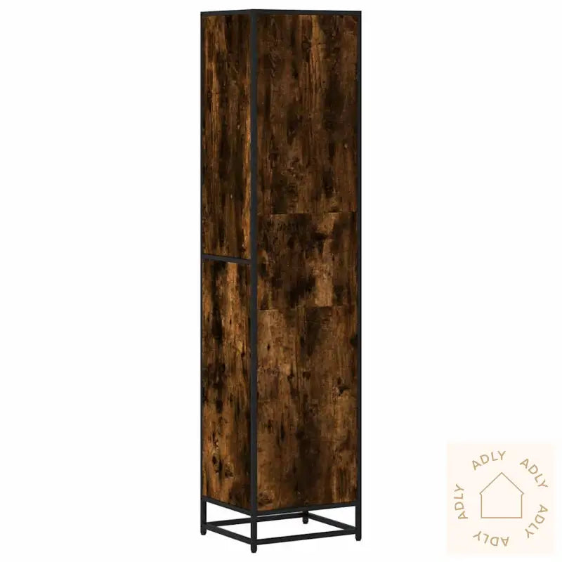 Bokhylle Røkt Eik 40X35X170,5 Cm Konstruert Tre