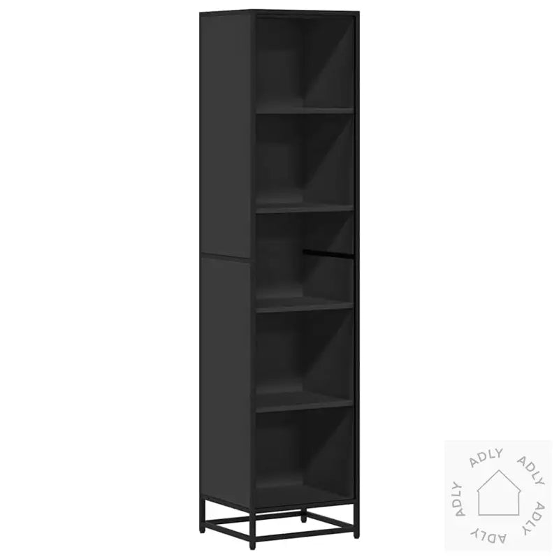 Bokhylle Svart 40X35X170,5 Cm Konstruert Tre