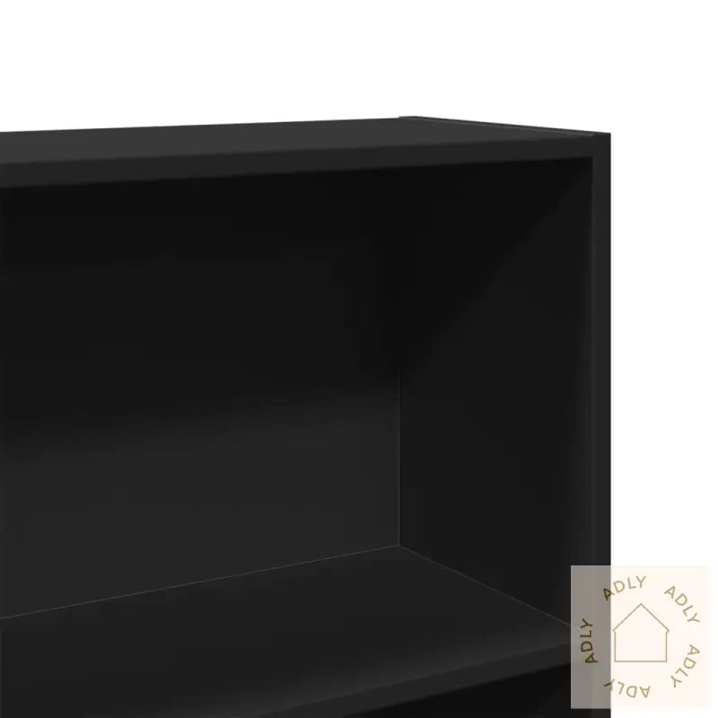 Bokhylle Svart 80X30X189 Cm Konstruert Tre