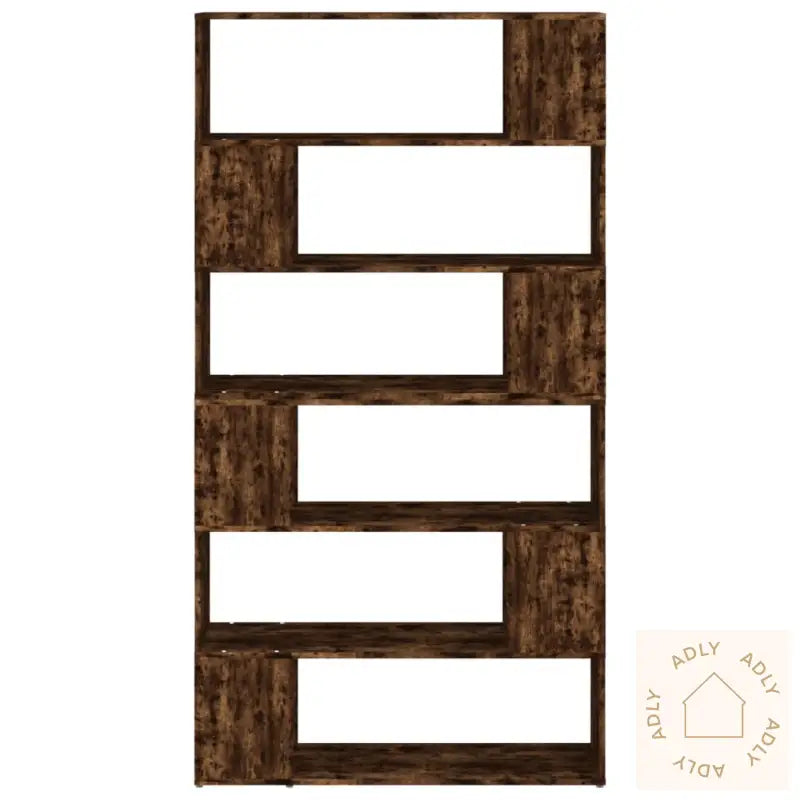 Bokhylle/Romdeler Røkt Eik 100X24X188 Cm