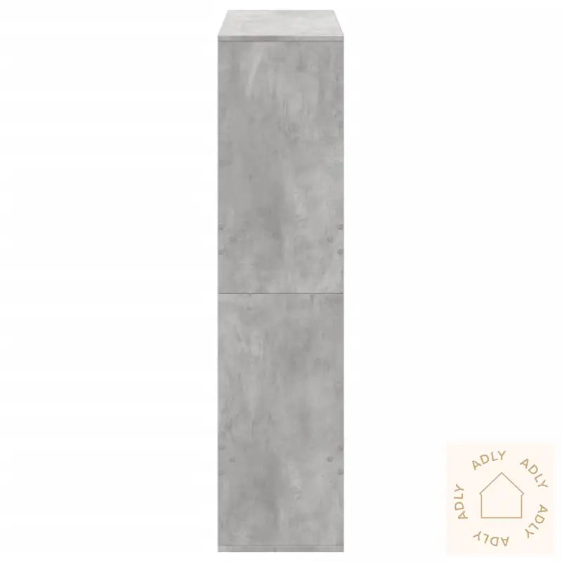 Bokhylle Betonggrå 100X33X135 Cm Konstruert Tre
