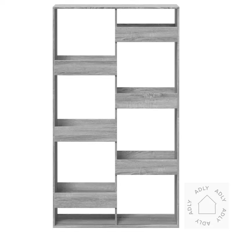 Bokhylle Grå Sonoma 100X33X175 Cm Konstruert Tre