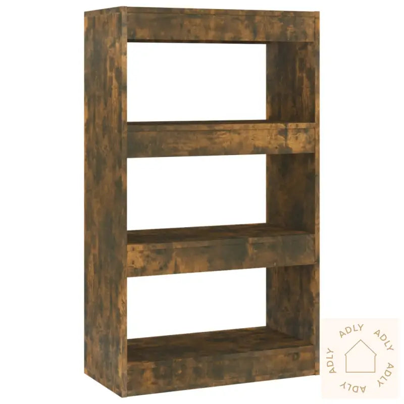 Bokhylle/Romdeler Røkt Eik 60X30X103 Cm Konstruert Tre