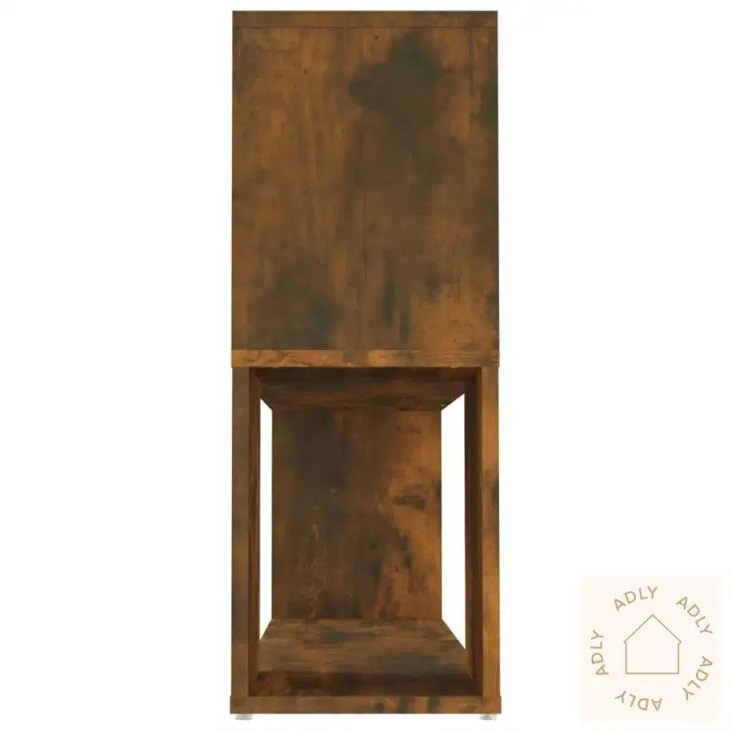 Bokhylle Røkt Eik 100X24X63 Cm Konstruert Tre