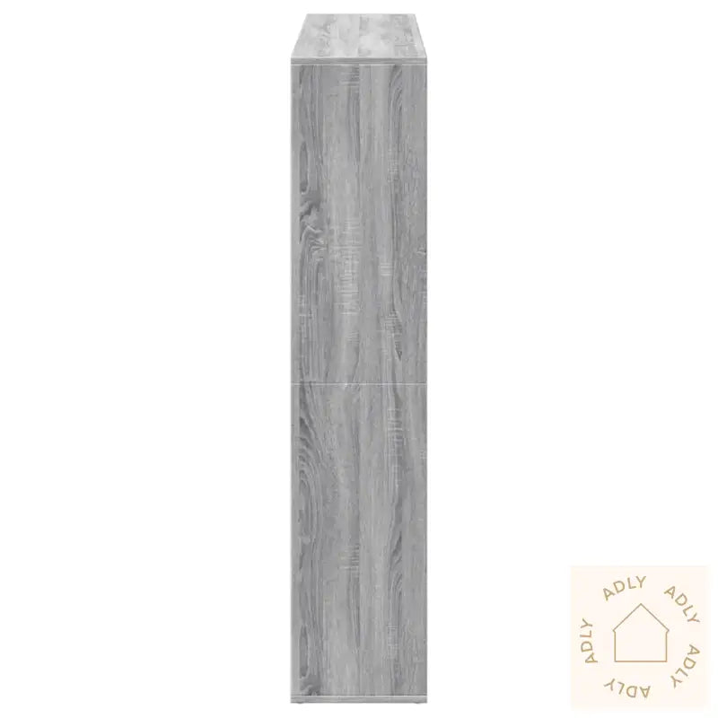 Bokhylle Grå Sonoma 137,5X29X137,5 Cm Konstruert Tre