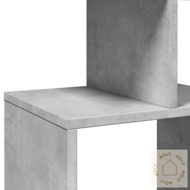 Bokhylle Betonggrå 92X29X188 Cm Konstruert Tre