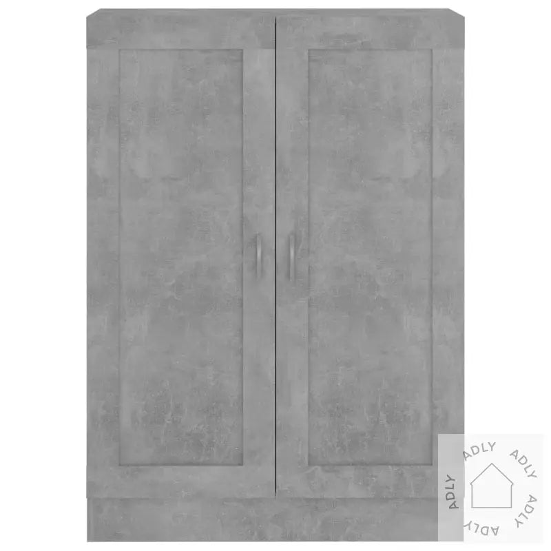 Bokhylle Betonggrå 82,5X30,5X115 Cm Konstruert Tre