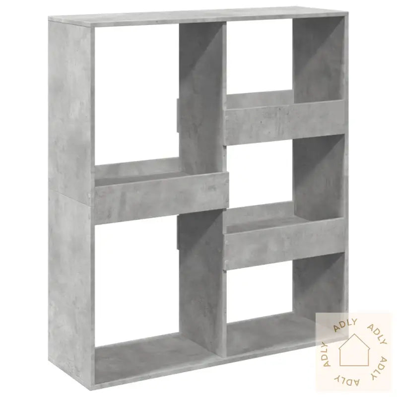 Romdeler Betonggrå 100X33X115 Cm Konstruert Tre