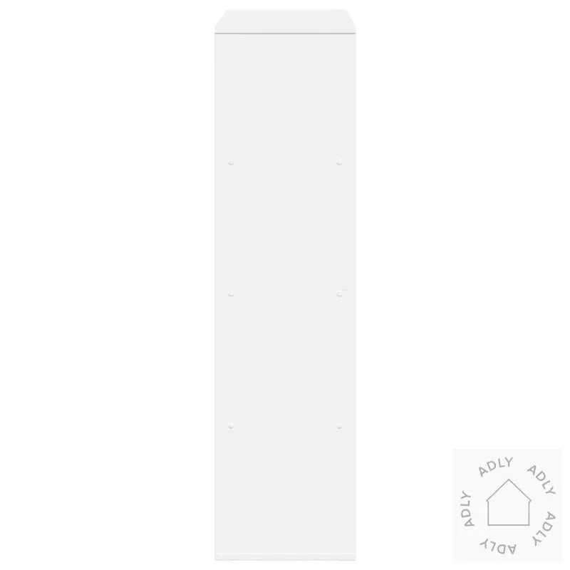 Bokhylle Hvit 100X33X125,5 Cm Konstruert Tre