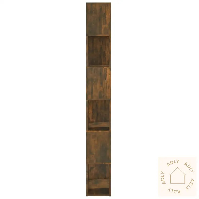 Bokhylle/Romdeler Røkt Eik 60X24X186 Cm