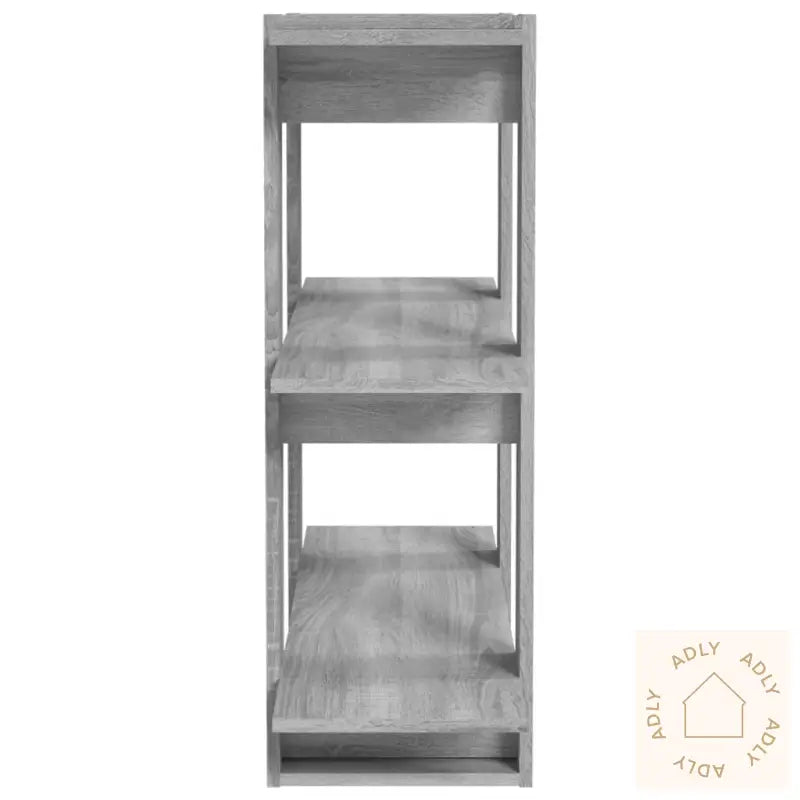 Bokhylle/Romdeler Grå Sonoma Eik 80X30X87 Cm