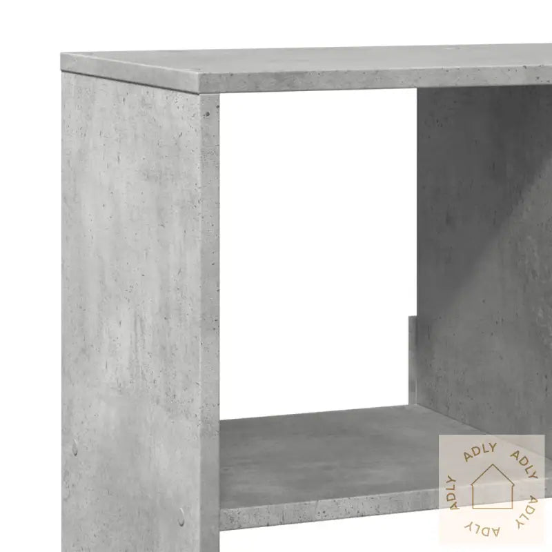 Bokhylle Betonggrå 100X33X187,5 Cm Konstruert Tre