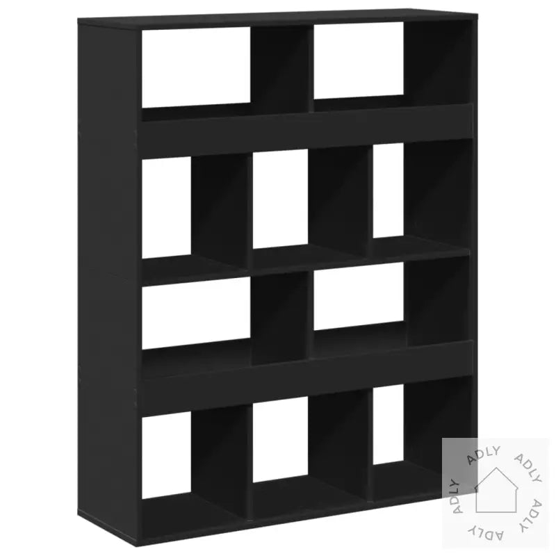 Bokhylle Svart 100X33X125,5 Cm Konstruert Tre