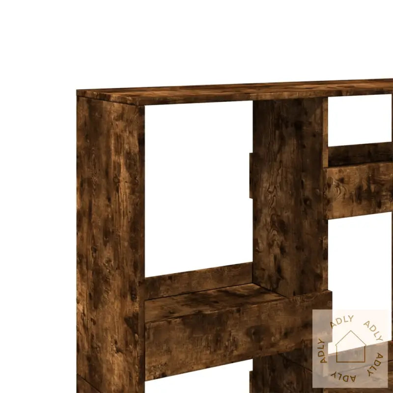 Bokhylle Røkt Eik 100X33X135 Cm Konstruert Tre