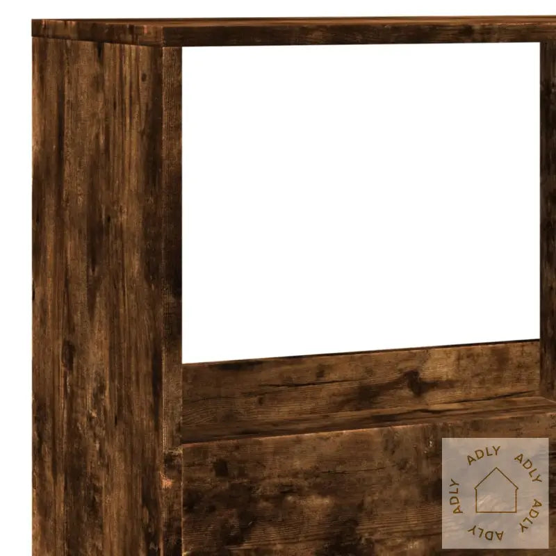 Bokhylle Røkt Eik 100X33X155,5 Cm Konstruert Tre