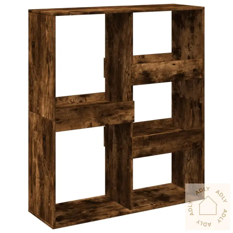 Romdeler Røkt Eik 100X33X115 Cm Konstruert Tre