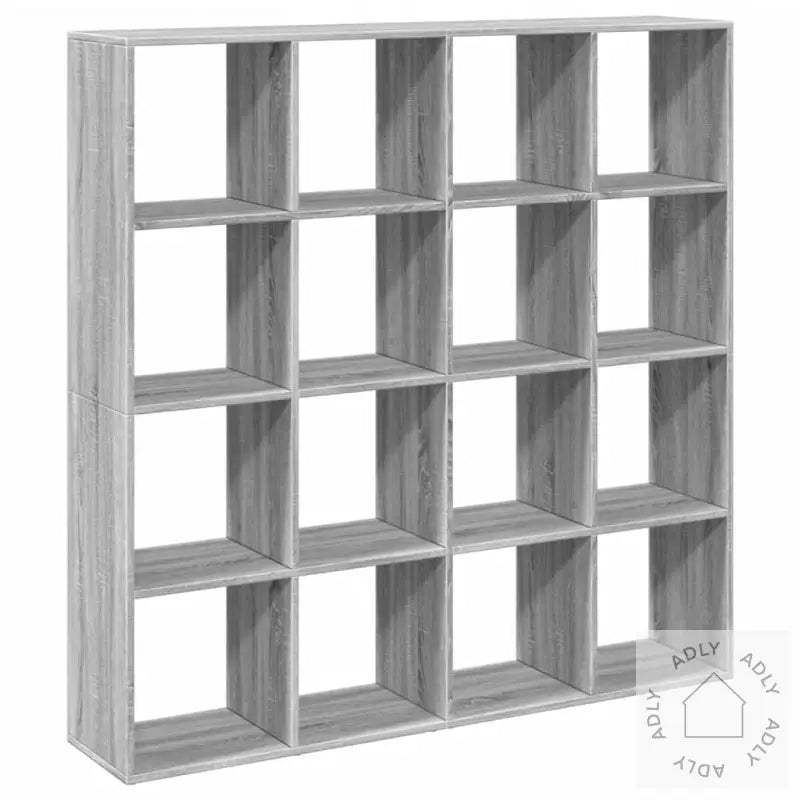 Bokhylle Grå Sonoma 137,5X29X137,5 Cm Konstruert Tre