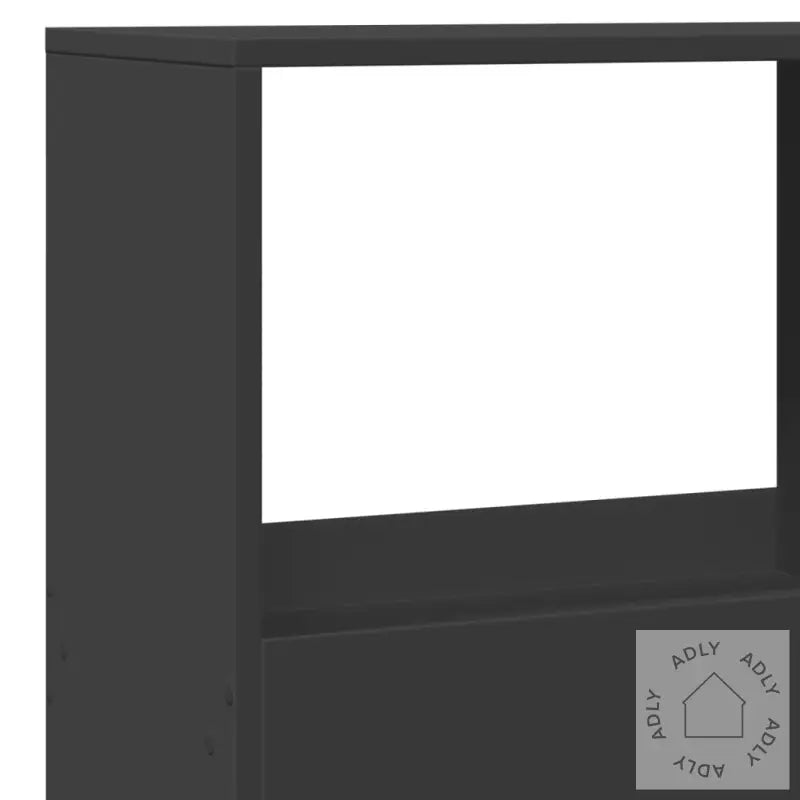 Bokhylle Svart 100X33X155,5 Cm Konstruert Tre