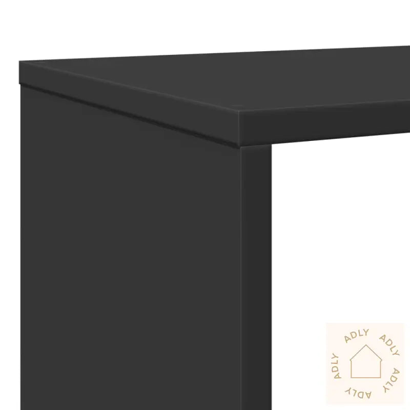 Bokhylle Svart 132X29X141,5 Cm Konstruert Tre