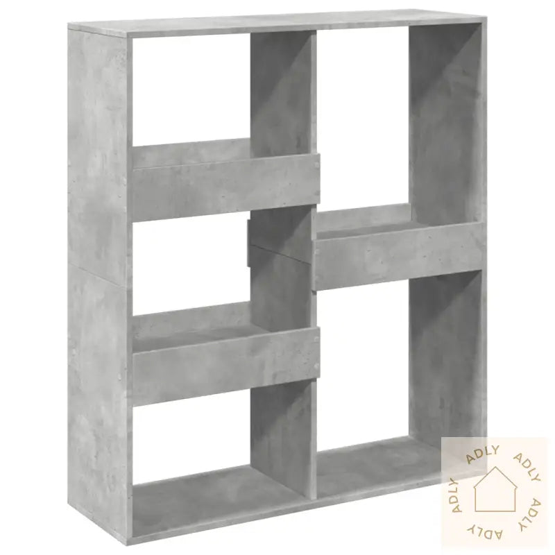 Romdeler Betonggrå 100X33X115 Cm Konstruert Tre