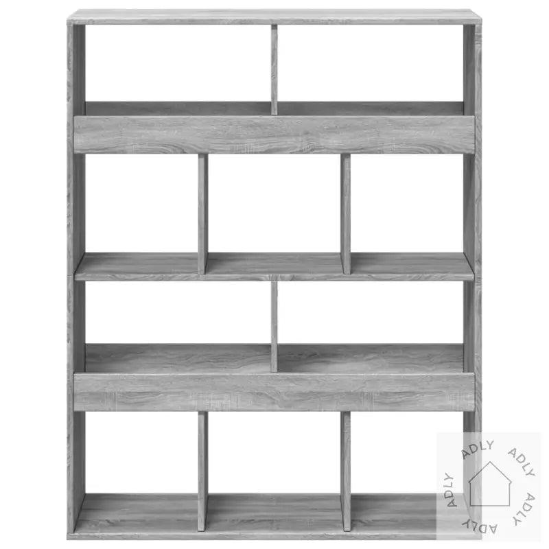 Bokhylle Grå Sonoma 100X33X125,5 Cm Konstruert Tre