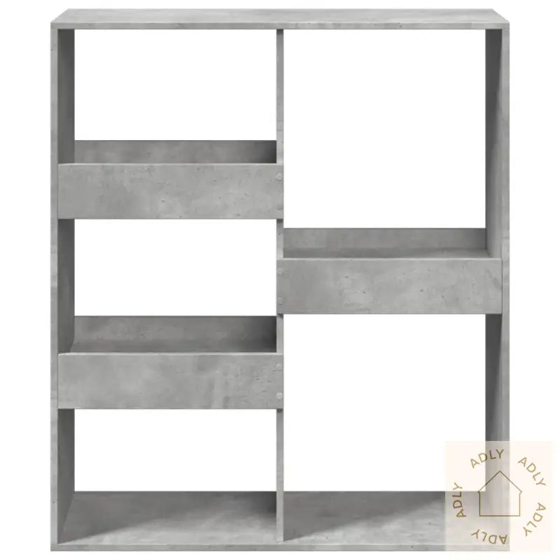 Romdeler Betonggrå 100X33X115 Cm Konstruert Tre