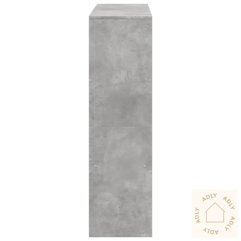 Romdeler Betonggrå 100X33X115 Cm Konstruert Tre