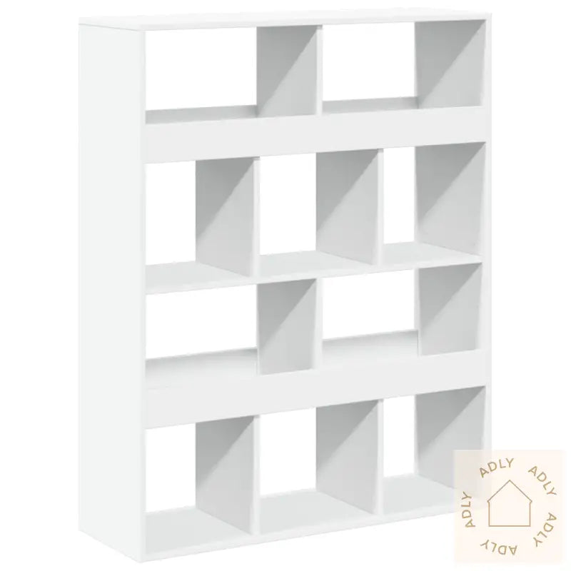 Bokhylle Hvit 100X33X125,5 Cm Konstruert Tre