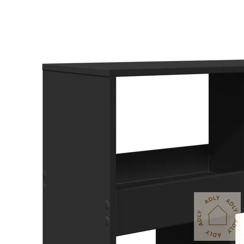 Bokhylle Svart 100X33X187,5 Cm Konstruert Tre